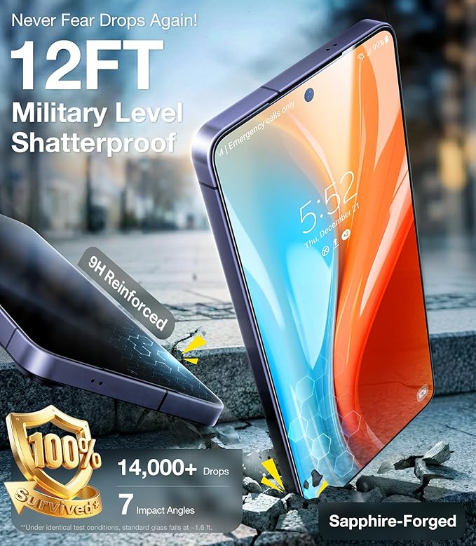 UltraGlass TOP 9H+ Armor for Samsung Galaxy S26 Ultra Screen Protector [NO.1 Military Grade Protection] for Samsung S26 Ultra Screen Protector Tempered Glass S26ultra Phone Case Fit 2 Pack