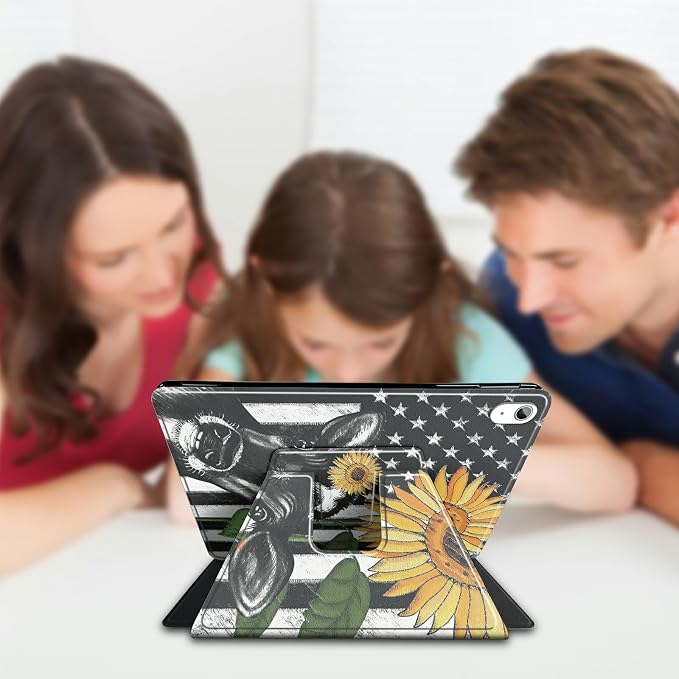 American Flag Sunflower/Cow