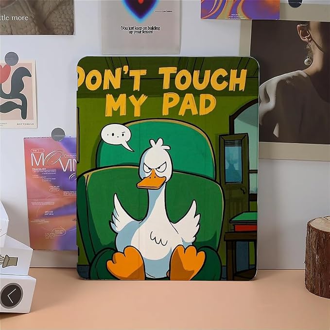 angry duck don't touch my pad