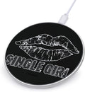 Single Girls Phone Charger Magnetic Charging Pad Anti-Slip with USB Cable