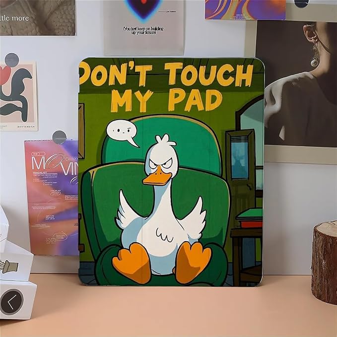 angry duck don't touch my pad
