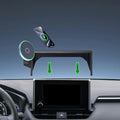 Car Phone Holder for Toyota RAV4 2019-2025 Accessories 15W Fast Wireless Charger Apply to 7/8 Inch Touch Screen Fixed Clip Magnetic Cell Phone Mount Hands-Free 360°Rotation