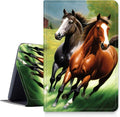 Case for iPad 10.5/iPad Air 3rd Generation 2019 / iPad Pro 2017 PU Leather Smart Protective Cover with Auto Sleep/Wake for iPad Air 3rd 10.5Running Horse