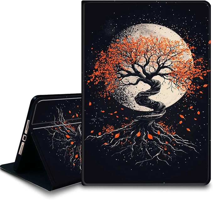 Bxgolkgd Tablet Case for 6 Kindle 11th Generation (2024/2022 Release)Shockproof Stand Cover with Heat DissipationAuto Wake/Sleep FunctionStarry Moon Tree