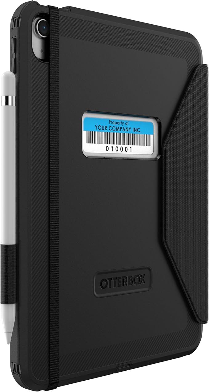 OtterBox Defender for Business Folio Accessory (Folio ONLY) for iPad (A16) &amp iPad 10th Gen - Black (Non-Retail Packaging)