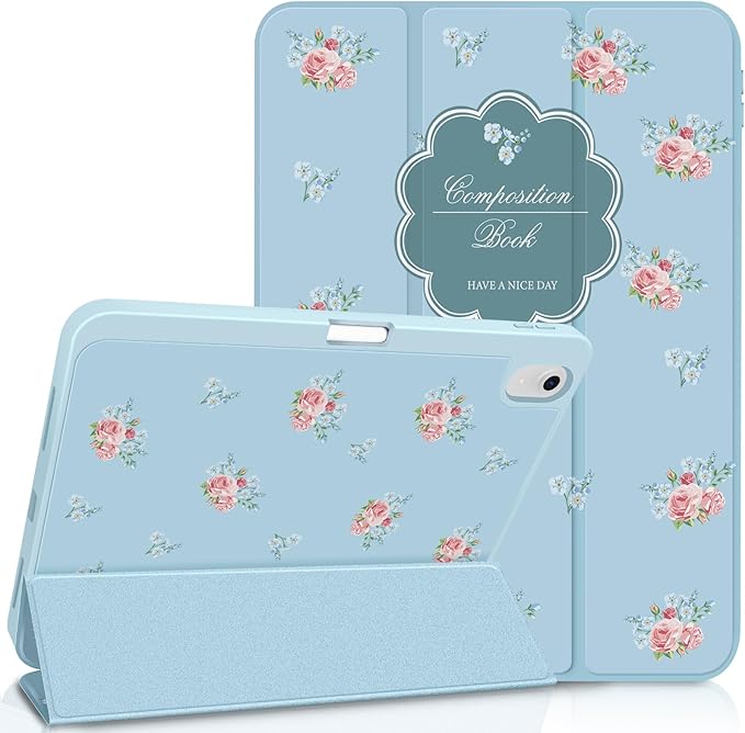 Case Compatible with iPad (A16) 11th Generation 11 Inch 2025/10th Generation 10.9 Inch 2022 Shockproof Hybrid Slim Stand Smart Cover with Pencil Holder Supports Auto Wake/Sleep Z006