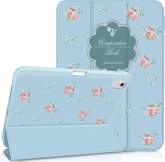 Case Compatible with iPad (A16) 11th Generation 11 Inch 2025/10th Generation 10.9 Inch 2022 Shockproof Hybrid Slim Stand Smart Cover with Pencil Holder Supports Auto Wake/Sleep Z006