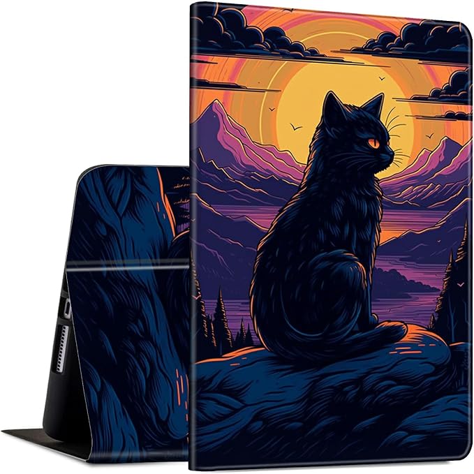 Art Black Cat