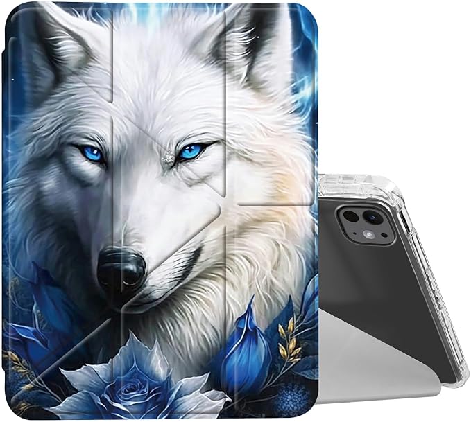 Bule Rose Wolf