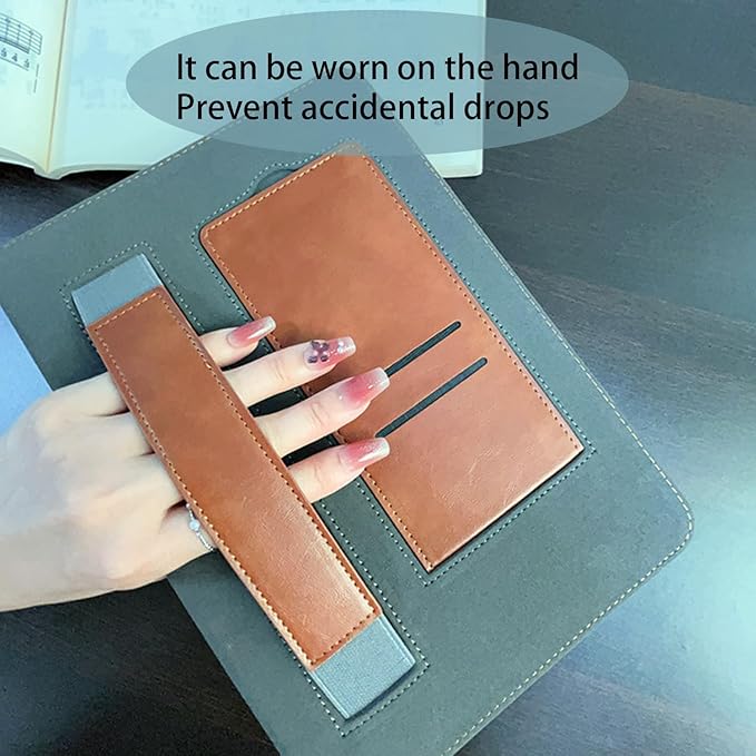 Designer Compatible with iPad(A16)11th Generation Case 11 Inch 2025iPad 10th Generation Case 10.9 Inch 2022Slim Stand PU Leatherwith Pencil Holder and Soft TPU BackAuto Sleep/Wake-Dark brown
