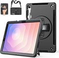 Miesherk Case for Galaxy Tab S11: Military Grade Shockproof Case with Hand/Shoulder Strap-S Pen Holder-Rotating Kickstand for Samsung Galaxy S11 11 Inch 5G 2025