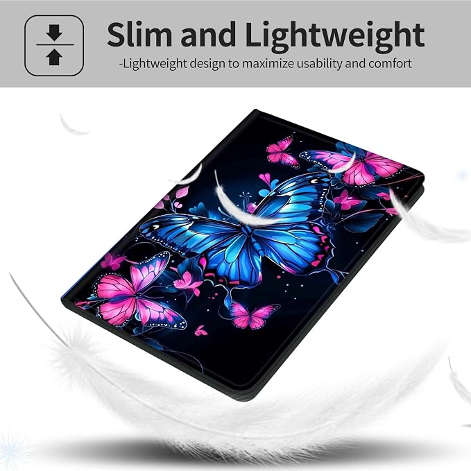 Pink Blue Butterflies