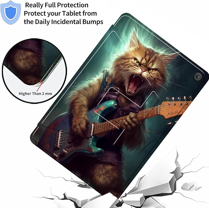 Cat playing the Guitar