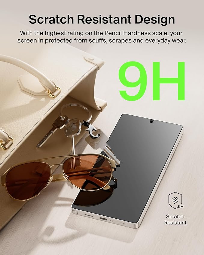 Belkin Titan SmartShield Anti-Reflective Screen Protector for Samsung Galaxy S26 Ultra Scratch Resistant Impact Protection Anti-Fingerprint Ultra-Thin w/Easy Align Tray for Bubble Free Application
