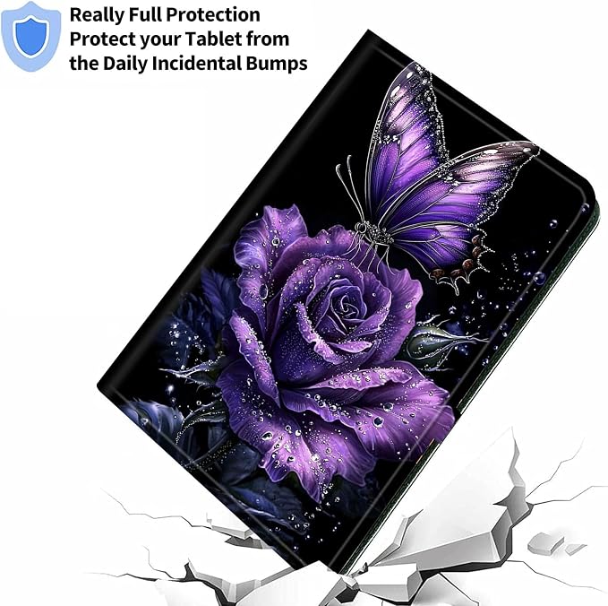 Purple Rose Butterfly