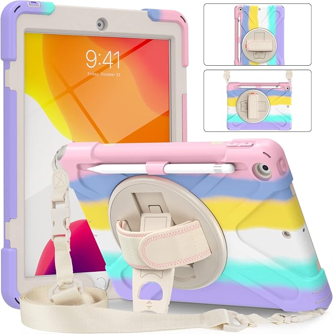 Shield Armor Pastel Rainbow