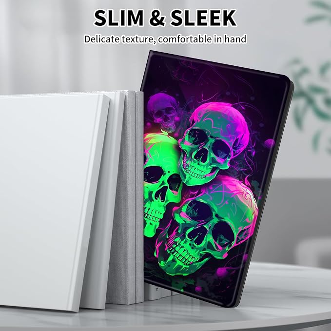 Green Purple Skull