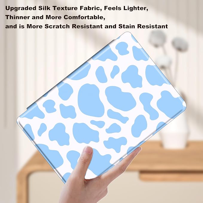Blue Cow Print