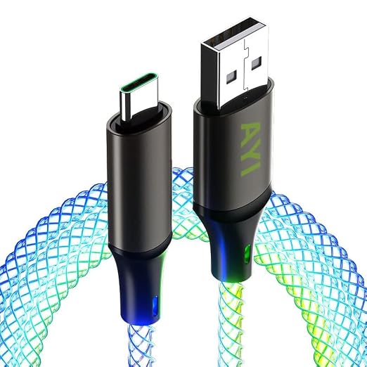 USB A To C RGB Colorful