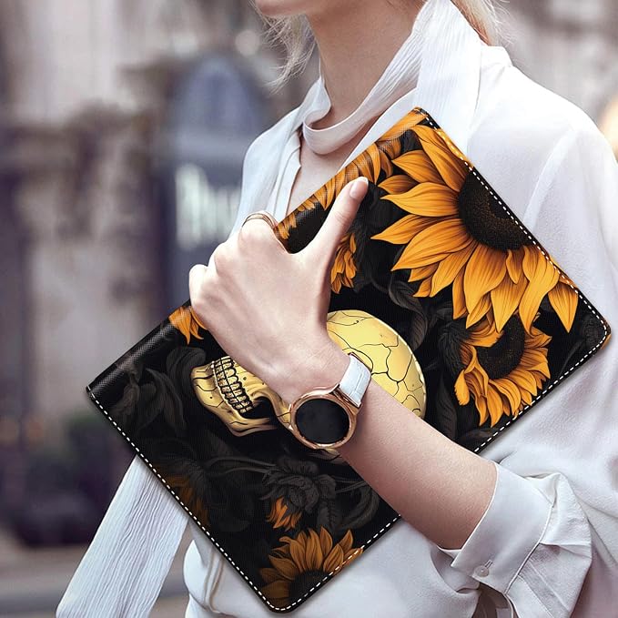 Sunflower and Skulls Pattern
