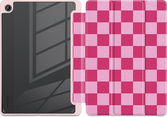 Rose & Light Pink Checkerboard