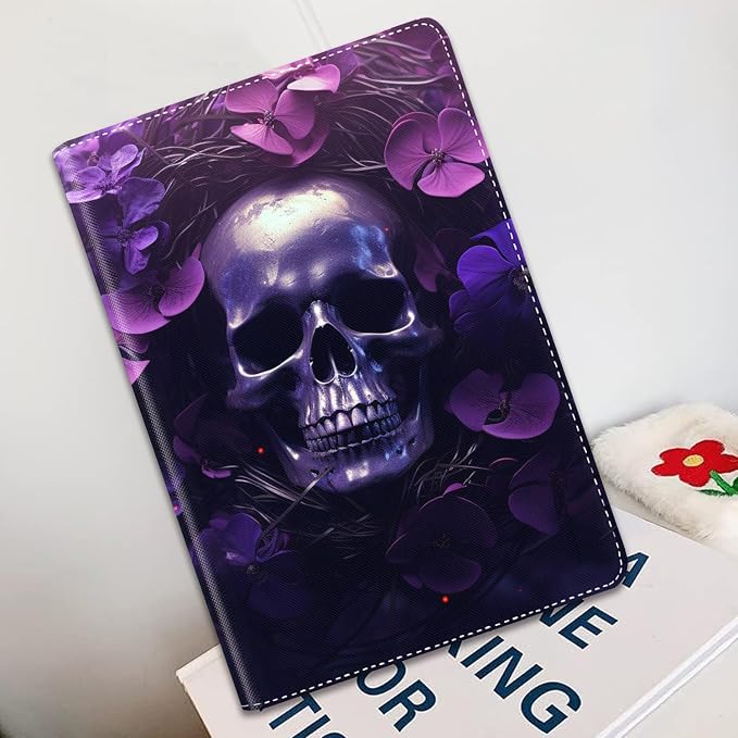 Skull Purple Flower