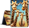 DIGTIALLL Case for iPad Air 5th/4th Generation (2022/2020 Release) 10.9/iPad Pro 11 2022/2021/2020 Release PU Leather Smart Premium Stand Protective Cover with Auto Sleep/WakeGiraffe
