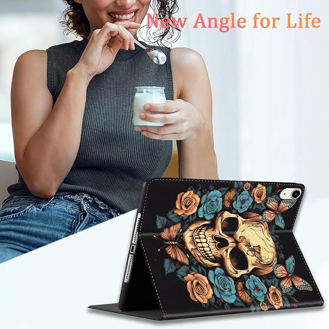 Skull Butterfly Flower