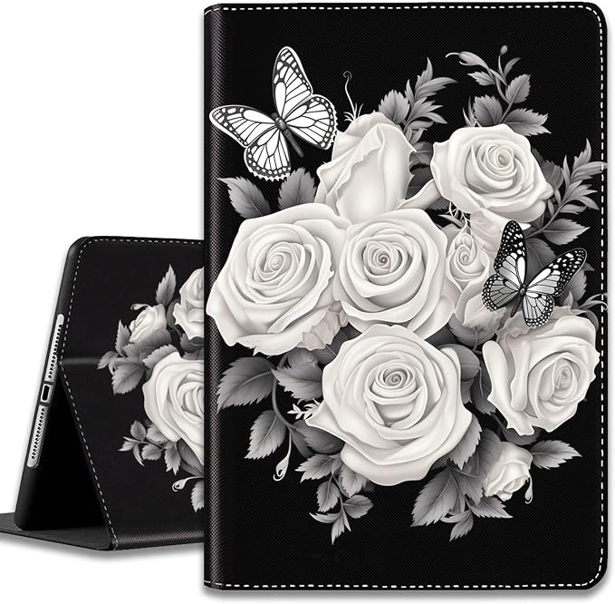 Black and White Rose Butterfly