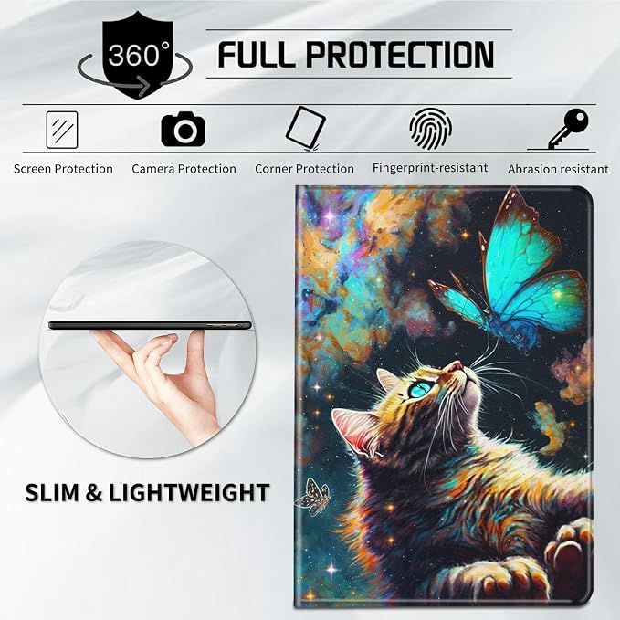 Galaxy Cat and Butterfly
