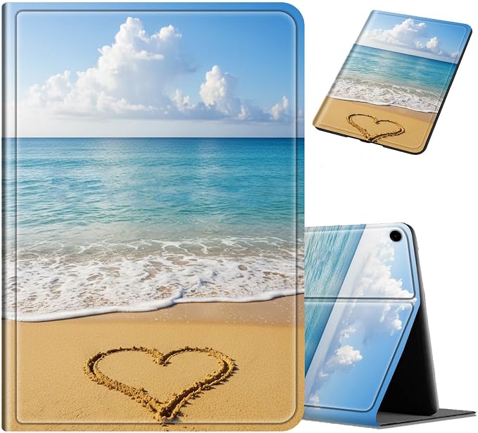 Beach Sand Heart Ocean