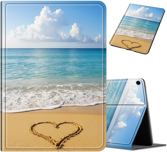 Beach Sand Heart Ocean