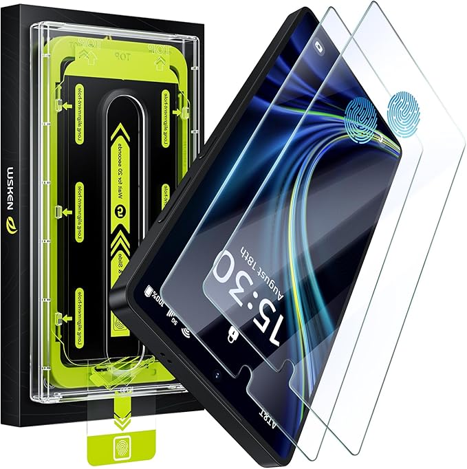 WSKEN for Samsung Galaxy S25 Ultra Screen Protector - [Fingerprint Unlock Support] Case Friendly Auto Dust Removal Shatterproof Bubble Free HD Tempered Glass Film for Galaxy S25 Ultra2 PCS
