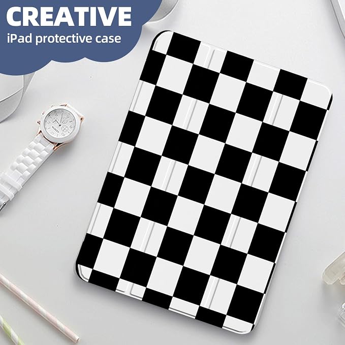 Black and white checkered