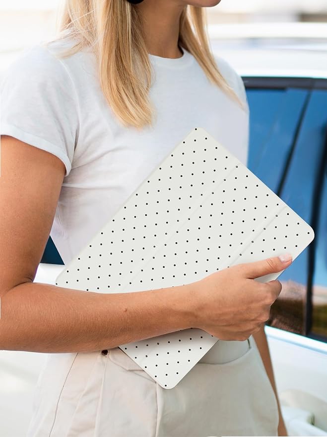 White Polka Dot