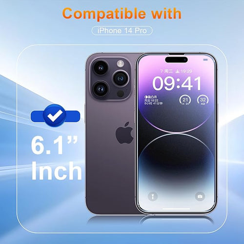 2 Pack matte privacy Screen Protector for iPhone 14 pro
