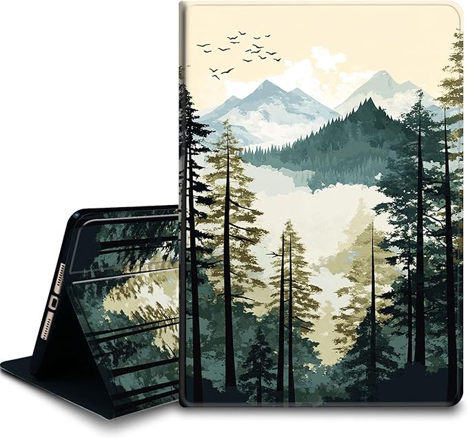 Bxgolkgd Tablet Case for 7 Kindle Paperwhite 2024 (12th Gen) &amp Kindle Colorsoft Signature EditionAuto Wake/Sleep FunctionForest Landscape