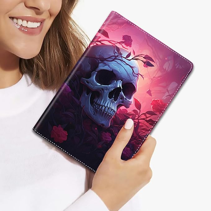 Red Rose Skull