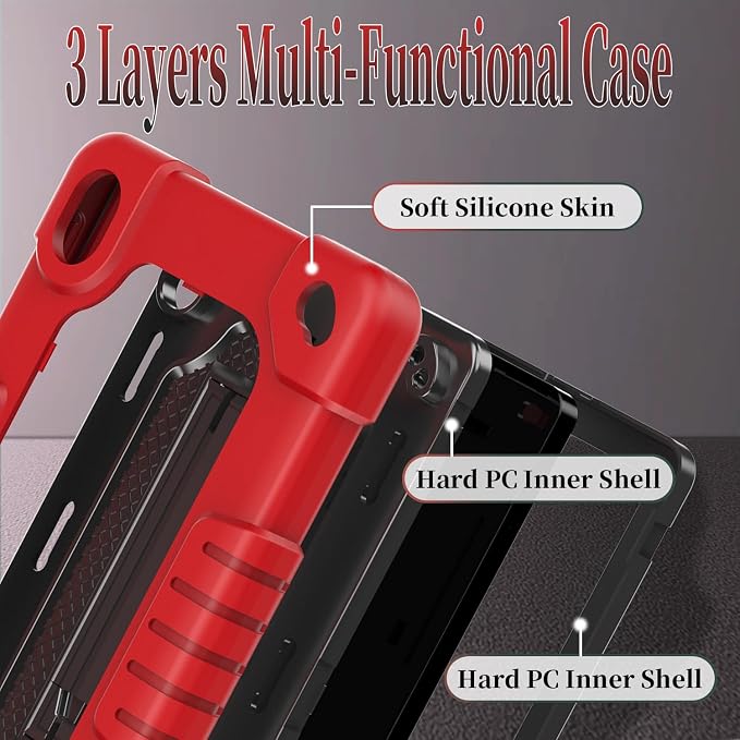 RedBlack+2Pcs
