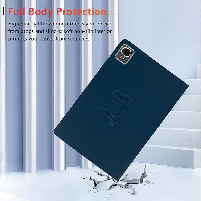 Case Cover for Callsky-Pro ‎Ctab 14 inch KONXISA Tablet Case with Magnetic Adsorption PU Leather Folding Protective Cover with Pen Holder Anti-ScratchShockproof and ProtectionTablet Sleeve Blue