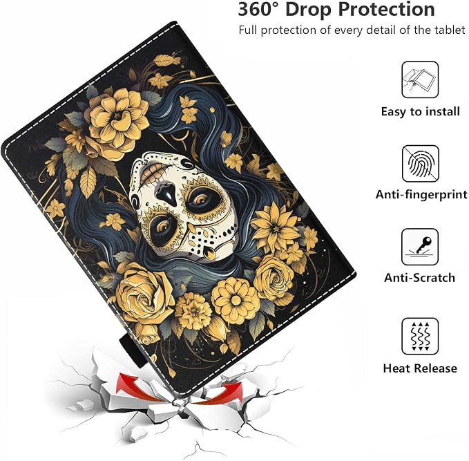 Sugar Skull Girl Flower