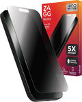 ZAGG Glass Elite Privacy iPhone 15 Screen Protector - 5X Stronger with Reinforced Edges 2-Way Privacy Filter Scratch &amp Smudge-Resistant Surface InvisibleShield Easy to Install