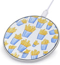 French Fries Blue Box Phone Charger Magnetic Charging Pad Anti-Slip with USB Cable