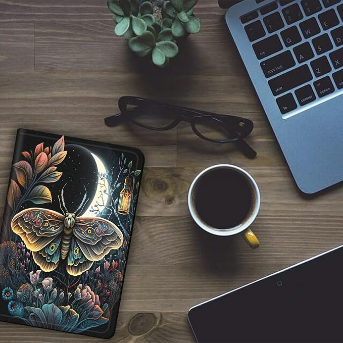 Moth Moon Flower Floral