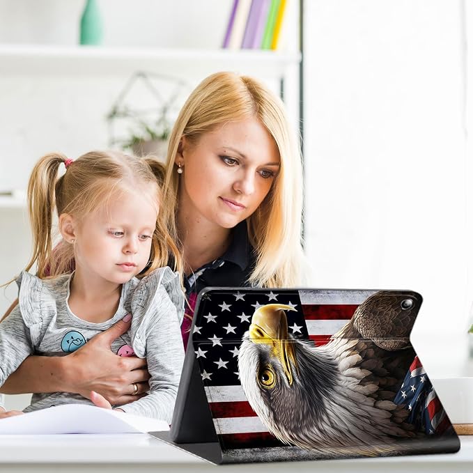Cute Eagle American Flag