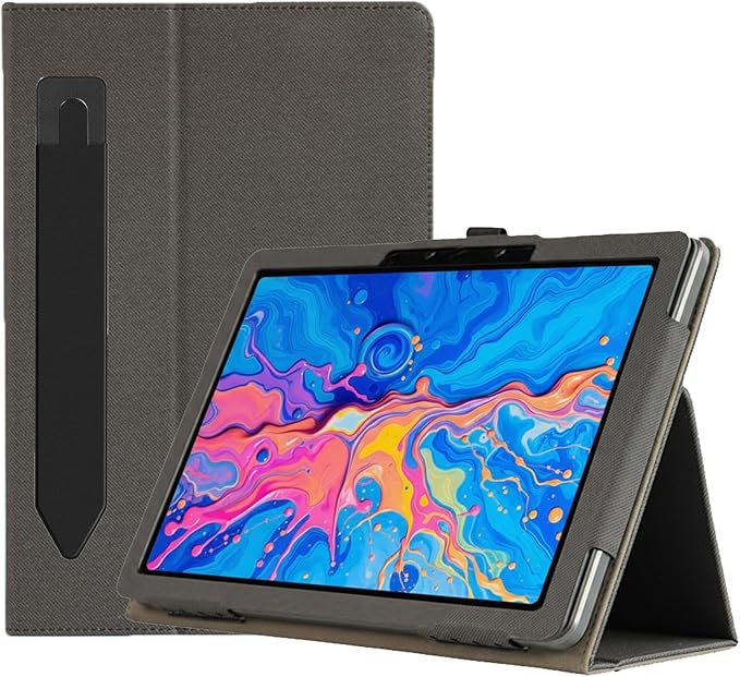 Tablet Case Work with Teclast Artpad 12.7 Protective Tablet Cover Sleeve with Pen Holder to Securely Store Stylus Stand Function Handheld Band Shock Resistant