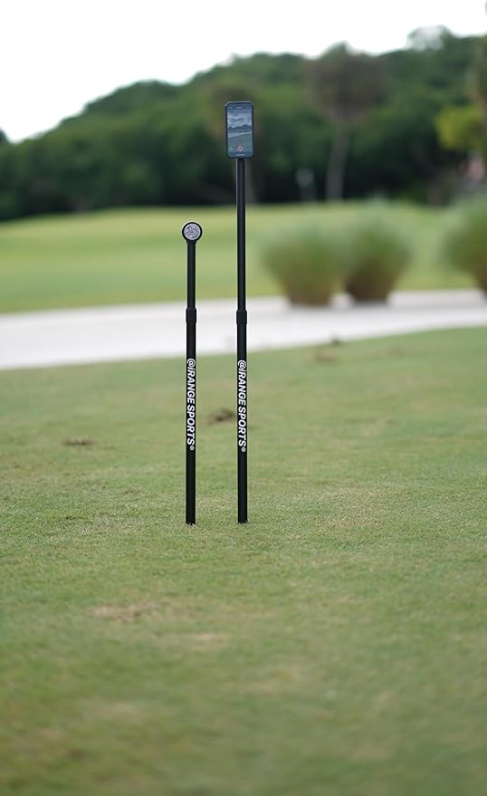 @iRangeSports Stick EXT w/MagSafe Compatible Puck - Golf Monopod Strong Magnetic Lightweight Portable Phone &amp Tablet Stand - Film Steady Video for Golf Vlogs Sports Home Digital Creators