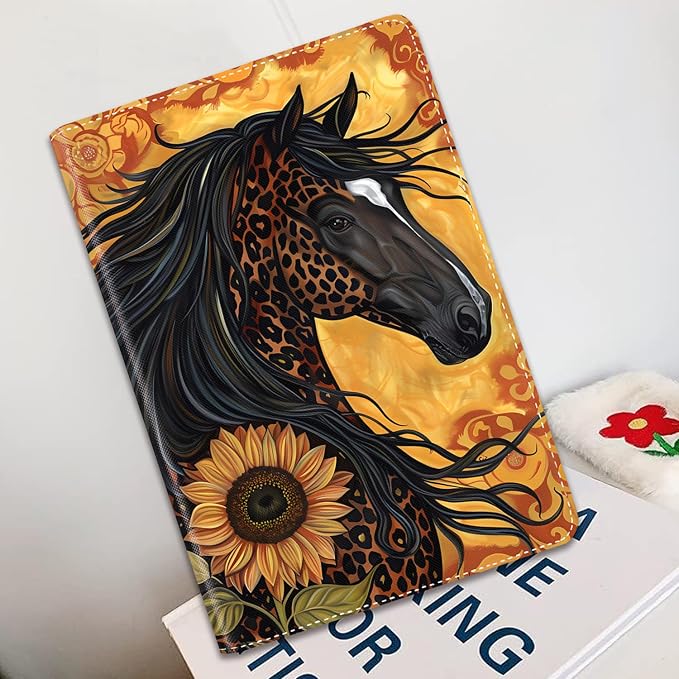 Horse Leopard Print Sunflower