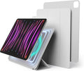 elago Case for iPad Air 13(M4 M3 M2) / Pro 12.9(3rd 4th 5th 6th) -iPad Case with Magnetic Attachment to Metal MaterialsCompatible with Apple iPad Pencil and elago’s Pencil case (Light Grey)