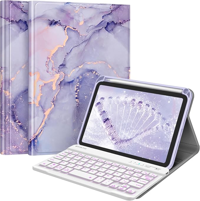 backlight/lilac marble